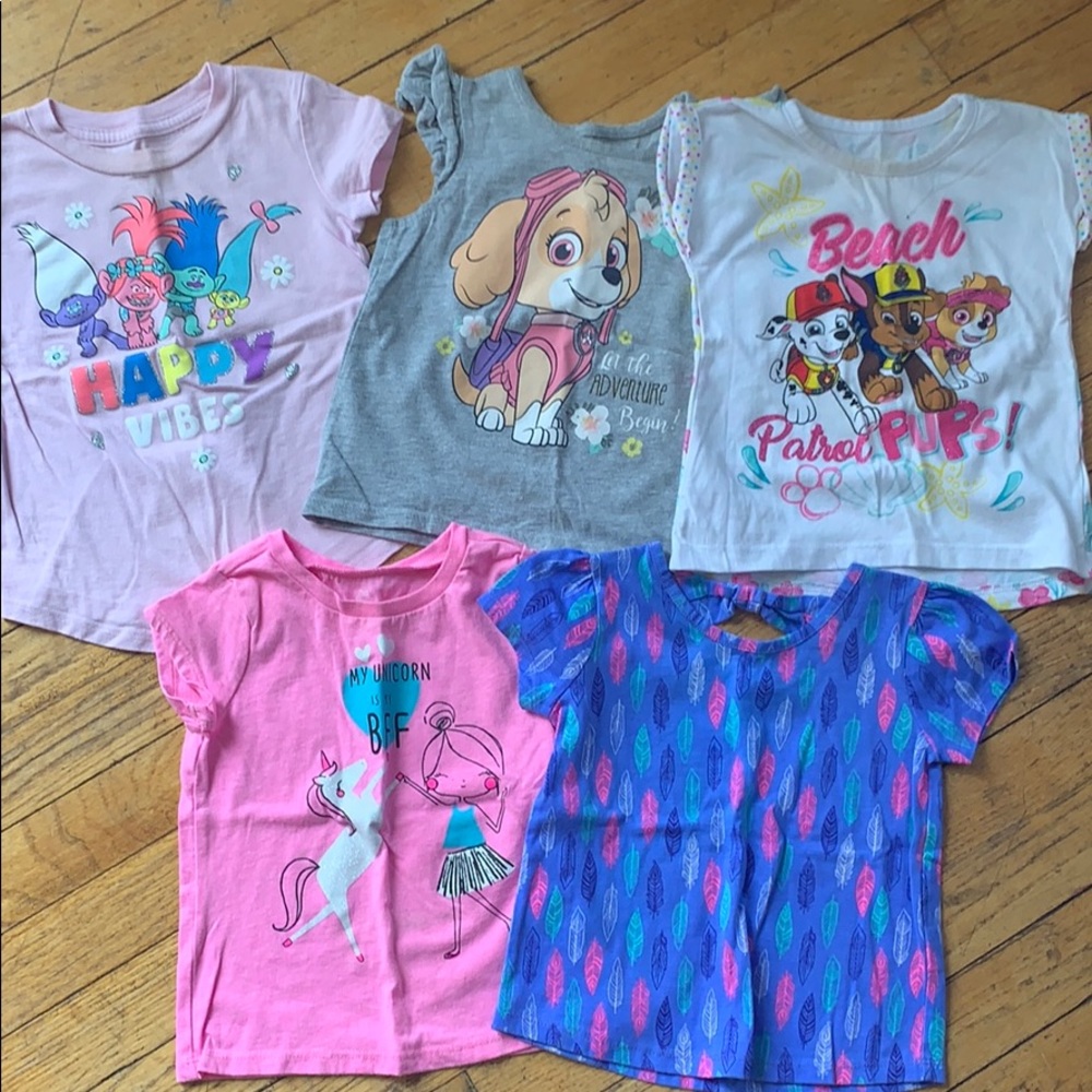 Bundle of 5 3T shirts